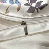 Yeknu  new high-end luxury silky Sleeping naked digital printing washed silk style Bedding Set Duvet Cover Bed Sheet Pillowcases