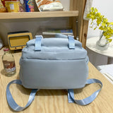 2 Piece Fashion Cute Student School Bag Casual Large Capacity Waterproof Backpack Woman Book Bag Girl