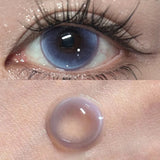 Yeknu  1 Pair Fashion Color Contact Lenses for Eyes With Degree Blue Contact Lens Natural Contacts Yearly Cosmetics Eye Lens