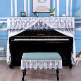 Yeknu Aesthetic Decoration Piano Cover Modern Minimalist Piano Dust Cover European Pastoral Style Dustproof Piano Cover Cloth