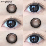 Yeknu  1 Pair Lenses Colored Contact Lenses With Degree Brown Contact Lenses Big Eye Lenses Natural Korean Lenses