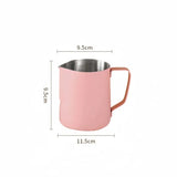 Yeknu  350/600ML Coffee Milk Frothing Pitcher Jug 304 Stainless Steel Precise Scale High Quality Latte Barista Professional CafeUtensil