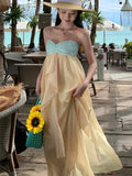 Yeknu  New Halter Neck Sequin Suspender Dresses Women Irregular Flowing Seaside Beach Holiday Dress Casual Summer Female Vestidos