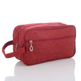 Yeknu  Oxford Cloth Large Capacity Makeup Bag. Travel Storage Bag, Men's Grooming Bag for Business Trips, Multifunctional Storage