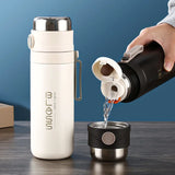 Yeknu  Thermos Bottle Stainless Steel Vacuum Gift Cup Household Office Coffee Milk Flask 500ml