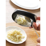 Yeknu  Stainless Steel Garlic Press Manual  Mincer Chopping  Tools Curve Fruit Vegetable Cooking Kitchen Gadgets