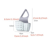 Yeknu  Kitchen Sink Holder Hanging Drain Basket Adjustable Soap Sponge Shelf Organizer Bathroom Faucet Holder Rack Kitchen Accessories