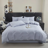 Yeknu  Polyester cotton duvet cover with pillowcase cozy couple luxury bedding set quilt cover single double bed queen king size