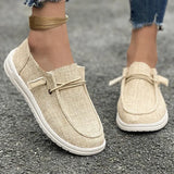 Yeknu  New Casual Chunky Platform Cloth Shoes for Women Spring Low Top Flat-Heeled Shoes Woman Plus Size 43 Orange Cheap Sneakers