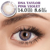 Yeknu  2pcs/1Pair Lenses with diopters Gray Color myopia Contact Lenses Aurora Europe Seriers Eye Color contact lenses Yearly
