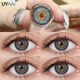 Yeknu  Color Contact Lenses Natural Contact Lens NEW Siri Series Makeup Colored Pupils Cosmetics Beauty Green Lenses Blue Pupils