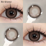Yeknu  New 1 Pair Colored Contact Lenses with Prescription Myopia Lenses Degree Colored Pupils Year Disponible