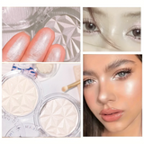Yeknu  Shimmer Glow Highlighter – 2-Color Palette for Radiant Skin, Brighten & Contour, Festival & Party Makeup, Long-Lasting Shine