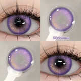 Yeknu  2PCS Silver Knight Contact Lenses for Eyes Rainbow Colored Eye Lenses Beauty Pupils Gradient Contact Lenses Optical Lens