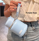 Yeknu  620ml Fashion Stainless Steel 316 Braised Flask Portable Thermal Lunch Box Stew Beaker Adult Students Vacuum Flask Travel Tumble
