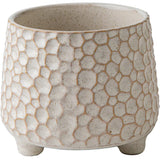 Yeknu  Pinecone-shaped three-legged ceramic storage jar and kitchen tool holder, a distinctive and personalized decorative item
