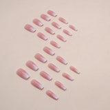 Yeknu  24 PCs Fake Nails with 1 Nail Glue and 1 Nail File