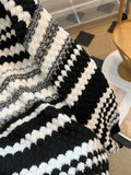 Yeknu  Women's Striped Pullover Cashmere Sweater Harajuku Korean Y2k Long Sleeves O-Neck Cashmere Sweaters Jumper Vintage 2000s Clothes
