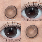 Yeknu  1Pair Real Color Eye Lenses Myopia Pink Blue Contact Lenses Eye Color Lenses Makeup Pupils Graduate Lenses Fast Shipping