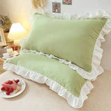 Yeknu  INS Style Pillowcases, Soft Pillow Covers for Home & Student Dorm, Large & Small Sizes, All-Match Universal Design