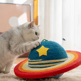 Yeknu  Cat Scratching Ball Cat Scratcher Wear Resistant No Lint Vertical Durable Self Amusement Claw Grinder Cat Toy