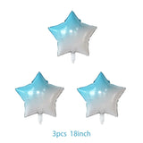 Yeknu  40Inch Colorful Gradient Number Balloon 0-9 Digit Foil Helium Balloon Butterfly Girl Birthday Party Decor Baby Shower Kids Gifts