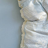 Yeknu Ins Princess Bedding Set Floral Duvet Cover Set Flat Sheets Set Single Twin Double Size Bed Linen Set Back To School Season