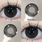 Yeknu  1 Pair(2pcs) Brown Beauty Colored Contact Lenses for Eyes Purple Halloween Lens Big Eye Lens Natural Look Gray Blue Lens