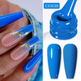 Yeknu  10ml Gold Glitter Gel Nail Polish Crystal Semi Permanent Soak Off UV Gel Varnish Nail Art Manicure Base Top Coat