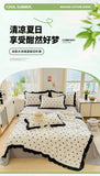 Yeknu 2025 new skin-friendly washed cotton summer quilt printing air conditioner quilt summer cool quilt machine wash single double