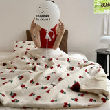 Yeknu New Selected High Grade Sheep Rollie Loop Fleece Warm Blanket for Autumn Winter Fluffy Warmth Sofa Blankets Thicken Bed Blanket