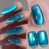 Yeknu  10ml Fantasy Colored Cat Magnetic Gel Nail Polish Ultra Shine Glitter Semi Permanent Soak Off UV LED Vernis Manicure