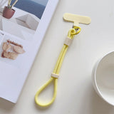 Yeknu  Adjustable Lanyard Hanging Rope Hand Wrist Strap for Mobile Cell Phone Universal Short Keychain Colorful Security Wristband
