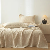 Yeknu  Luxury Cotton and Linen Bed Sheet Sets High Quality Skin Friendly Flat Sheet 2 Pillowcases for All Seasons Queen King Bedclothes