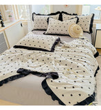 Yeknu 2025 new skin-friendly washed cotton summer quilt printing air conditioner quilt summer cool quilt machine wash single double