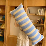 Yeknu  Fleece throw pillow milk fleece throw pillow long bed head by maternity throw pillow pinch leg waist rest