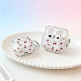 Yeknu  High-Transparency Stereo Concave-Convex Cherry Wireless Earphone Protective Cover
