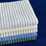 Yeknu  Retro Striped Pure Towels Soft Kindly-Skin Face Towel Bathroom Absorbent Face Adult Household Towels