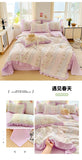 Yeknu 2025 new skin-friendly washed cotton summer quilt printing air conditioner quilt summer cool quilt machine wash single double