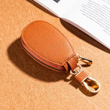 Yeknu  Unisex PU Leather Key Case For Car Key Wallet Pocket Key Holder Organizer Pouch Keys Organizer Large Capacity Zipper Case Bag