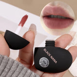 Yeknu Matte Red Brown Lip Gloss Waterproof Long-lasting Easy To Wear Nude Velvet Love Heart Lip Mud Korean Makeup Lip Tint Cosmetics