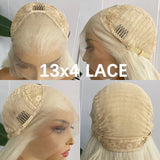 Yeknu   Braided Platinum Blonde Wig13x4 Lace Front Wigs for Women Heat Resistant Synthetic Hair Daily Wear Cosplay Party Wigs