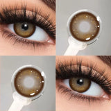 Yeknu  1Pair Brown Colorld Contact Lenses for Eyes Natural Contacts Fashion Lenses Beauty Pupils Color Lenses Fast Shipping