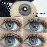 Yeknu  2pcs Natural Color Contact Lenses Green Contact Lens With Myopia Cosmetics Beauty Pupils Yearly Use New Fast shipping