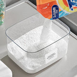 Yeknu  1pc laundry room organization and storage laundry ball container for laundry balls/dryer balls/powder/fragrance beads