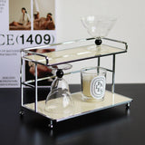 Yeknu  Northern Europe ins Wind acrylic desktop skin care products cosmetics storage rack dressing table storage rack