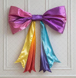 Yeknu  Mehofond Photography Background Elegant Pink Orange Bow Aldult Birthday Wedding Maternity Portrait Decor Backdrop Photo Studio