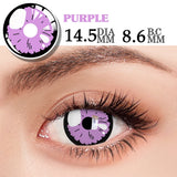 Yeknu  2Pcs/Pair Cosplay Contact Lenses Multicolored Contact Lenses Anime Accessories Anime Lenses Halloween Makeup Eye Contact