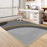 Yeknu  Modern Simple Geometric Art Carpet Bedroom Bedside Living Room Non Slip Skin Friendly Carpet Home Decoration