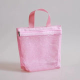 Yeknu  Portable Travel Mesh Cosmetic Toiletry Bag Large Capacity Transparent Storage Bag Hanging Cosmetic Storage Bag